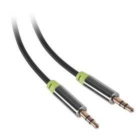 Kabel GoGEN 3,5mm stereo, , 3m, złącza pozłacane (GOGJACK300MM01) Czarny - Kable - miniaturka - grafika 1