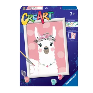 Ravensburger Malowanka CreArt Lama 28934 28934 - Zabawki kreatywne - miniaturka - grafika 2
