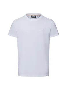 Superdry T-shirt męski Mężczyźni Bawełna biały jednolity, S - Koszulki męskie - miniaturka - grafika 1