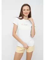 Koszulki i topy damskie - Bench Koszulka "Galellea" w kolorze białym - miniaturka - grafika 1