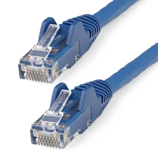 StarTech N6LPATCH1MBL kabel sieciowy Niebieski 1 m Cat6 U/UTP (UTP) - Kable miedziane - miniaturka - grafika 1
