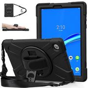 Etui do tabletów - Lenovo Strado Etui Armor z paskiem uchwytem Strap do Tab M10 TB-X306X/X306F (Czarne) DNETARMSX306XF.BLACK - miniaturka - grafika 1