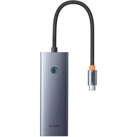 Huby USB - Hub BASEUS UltraJoy Series Lite USB-C BS-OH109 Szary B0005280B811-11 - miniaturka - grafika 1