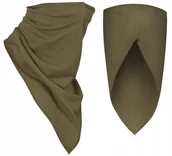 Apaszki i szaliki damskie - Mil-Tec Chusta wielofunkcyjna SCARF maska komin 48x23 Mesh Olive - miniaturka - grafika 1