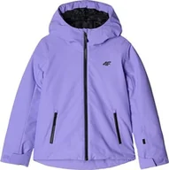 Kurtki narciarskie - 4f Kurtka narciarska dla dziewczynki 4F F541 fioletowa 4FJWAW24TTJAF541 51S 146cm - miniaturka - grafika 1