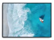 Plakaty - Plakat r A3 42x30 cm Plaża Ocean Morze Woda Łodzie - miniaturka - grafika 1