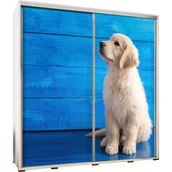 Szafy - Szafa 205 z Grafiką Mały Golden Penelopa Maridex Kasztan Wenge - miniaturka - grafika 1