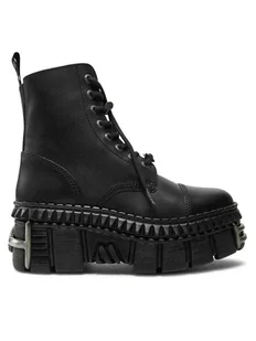 NEW ROCK Glany M-WALL083CCT-S9 Czarny - Glany damskie - miniaturka - grafika 1