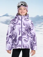 Kurtki i płaszcze dla dziewczynek - 4F Kurtka narciarska membrana 5000 dziewczęca - multikolor 146 (10-11 lat) - miniaturka - grafika 1