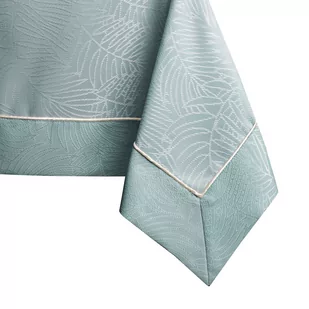 Obrus Gaia Miętowy Tłoczony Roślinny 130x180 AmeliaHome - TCLOTH/AH/GAIA/BRD/PPG/MINT/130X180 - Obrusy i serwetki - miniaturka - grafika 1
