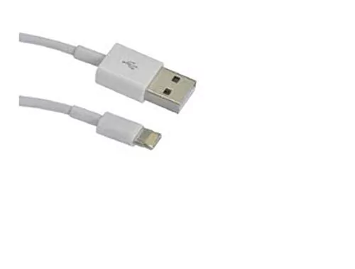 Kabel USB MicroConnect Lightning 1m Biały LIGHTNING1