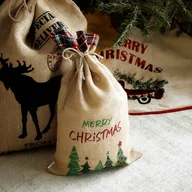 Ozdoby bożonarodzeniowe - Worek CALLAS jutowy choinki 30x50 cm HOMLA - miniaturka - grafika 1