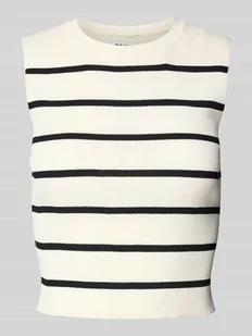 Top krótki o kroju slim fit z mieszanki wiskozy - Koszulki i topy damskie - miniaturka - grafika 1