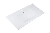 Umywalki - Legersen Irga Umywalka wpuszczana 90x46 cm biała LEUM4530900 - miniaturka - grafika 1