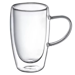 Ambition DOBLE ECO KOMPLET 2 SZKLANEK TERMICZNYCH Z UCHEM 450 ML 96883 - Szklanki - miniaturka - grafika 1