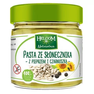 HELCOM PASTA ZE SŁON.Z PIEPRZ.I CZARNUSZKĄ 180G - Pasty warzywne - miniaturka - grafika 1