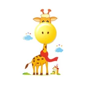 Lampy ścienne - Milagro Kinkiet GIRAFFE ZYRAFA tworzywo sztuczne wielokolorowy ML114 - miniaturka - grafika 1
