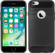 Etui i futerały do telefonów - cofi1453® Etui silikonowe Carbon kompatybilne z iPhone 6 / 6S Etui TPU Miękkie etui na telefon komórkowy Pokrowiec ochronny Czarny - miniaturka - grafika 1