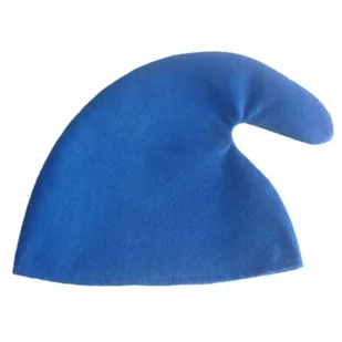 Czapka Krasnala Krasnal Krasnoludek Skrzat Krasnuloda Przebranie Niebieska - Dodatki do strojów karnawałowych - miniaturka - grafika 1