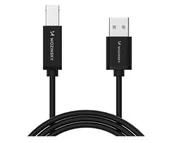 Kable USB - Wozinsky Kabel USB-B USB-A 480Mb/s 1m czarny WKDDY4S - miniaturka - grafika 1