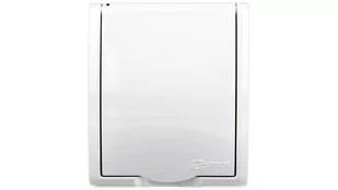 Kontakt Simon Gniazdo Natynkowe Aquarius z/u Pojedyncze z przesł. IP44 AQGZ1z/1 - Gniazdka elektryczne - miniaturka - grafika 1