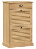 Szafki na buty - Stojąca sosnowa szafka na buty P1-K66 - miniaturka - grafika 1