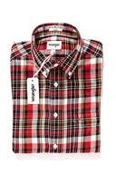 Koszule męskie - Wrangler, Koszula męska, Ls 1Pkt Button Down Salsa Red W5883Nwwn, rozmiar S - miniaturka - grafika 1