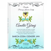 Pamiątka Pierwszej Komunii Świętej - Encyklopedia z nadrukiem dla dziewczynki na komunię - miniaturka - grafika 1