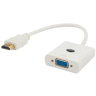 Huby USB - SAVIO Adapter SAVIO CL-27/B (HDMI M - D-Sub (VGA) F; 0,10m; kolor biały) 2_287062 - miniaturka - grafika 1