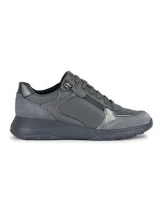 Geox Sneakersy "Alleniee" w kolorze antracytowym - Trampki damskie - miniaturka - grafika 1