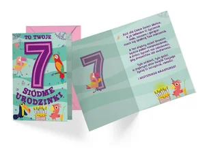 Kukartka Karnet B6 PR-291 Urodziny 7 - Kukartka - Kartki okolicznościowe i zaproszenia - miniaturka - grafika 1
