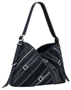 Desigual Fibonacci, Shoulder Women's Bag_, Czarny (Black) - Torebki damskie - miniaturka - grafika 1