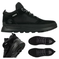Buty sportowe męskie - Buty męskie Skórzane czarne Timberland Field Trekker Wodoodporne R. 42 - miniaturka - grafika 1