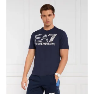 EA7 T-shirt | Regular Fit - Koszulki męskie - miniaturka - grafika 1