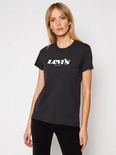 Koszulki i topy damskie - Levi's T-Shirt The Perfect Tee 17369 Czarny Regular Fit - grafika 1