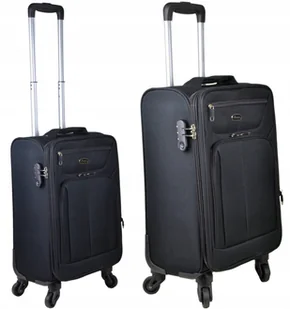 Walizka kabinowa SunBag materiałowa na kółkach TravelMaster 55 - Walizki - miniaturka - grafika 1