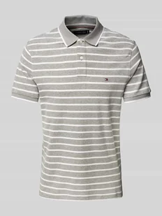 Koszulka polo o kroju regular fit z mieszanki bawełny i lnu - Koszulki męskie - miniaturka - grafika 1