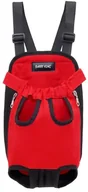 Transportery dla kotów - Nosid�o, dla psa, czerwone, M, ob.50cm, d�. 34cm, �apy ty�/prz�d odleg�o�� 13cm - miniaturka - grafika 1