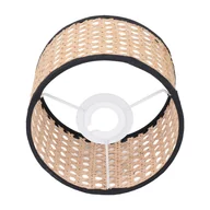 Oprawy, klosze i abażury - Rattanowy klosz lampy, rattanowy klosz lampy, rattanowa osłona lampy, rattanowy klosz żyrandola, rattanowy tkany klosz lampy, klosz lampy - miniaturka - grafika 1