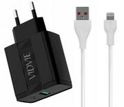 Ładowarki do telefonów - Apple Ładowarka sieciowa Vidvie 1xUSB + 1xType C + - miniaturka - grafika 1