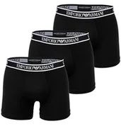 Majtki męskie - Bokserki majtki męskie Emporio Armani [111357 4R717 21320] 3PAK bawełna-M - miniaturka - grafika 1