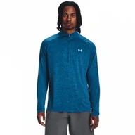 Bluzy sportowe męskie - Męska bluza treningowa Under Armour Tech 2.0 1/2 Zip - niebieska - UNDER ARMOUR - miniaturka - grafika 1