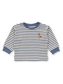 Kaftaniki dla niemowląt - Sense Organics Koszulka "Piloo" w kolorze niebiesko-szarym - miniaturka - grafika 1