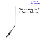 Akcesoria medyczne - Ssak uszny nr 2 08-138 Metech - miniaturka - grafika 1