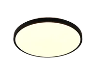 Lampy sufitowe - SLOPE R63771932 gładki okrągły plafon z czarną otoczką LED 34W DIM 2700-6500K + pilot - miniaturka - grafika 1