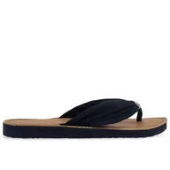 Klapki i japonki damskie - Japonki Tommy Hilfiger Elevated Beach FW0FW06985-DW6 - granatowe - miniaturka - grafika 1