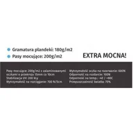 Folie budowlane - Plandeka R-mleczne wzmocnione 2,7 x 10 m - miniaturka - grafika 1