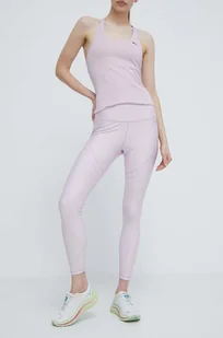 Puma legginsy do biegania Ultraform kolor różowy z nadrukiem 524970 - Legginsy - miniaturka - grafika 1