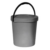 Inne artykuły do sprzątania - Plast Team Wiaderko Wiadro Z Rączką Pokrywa 16L - miniaturka - grafika 1