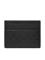 Etui na dokumenty i karty - Calvin Klein Etui na karty kredytowe Embossed Emblem Card Case LV04D1128G Czarny - miniaturka - grafika 1